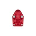 Red Horse Performance ALUMINUM BLOCK -OFF PLATE FOR SBC ENGINE -RED 4810-350-3